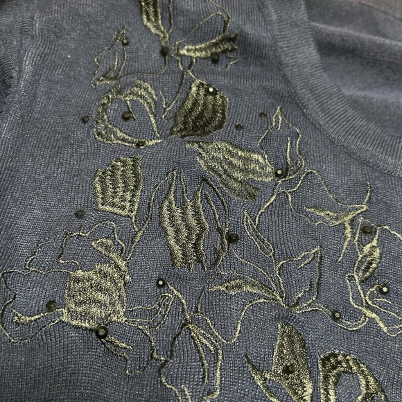 Croft & Barrow Navy Blue Sweater - Picture 4 of 12